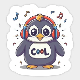 Cool penguin Sticker